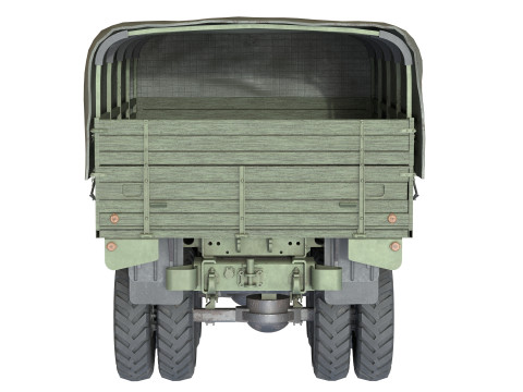 Military Cargo Truck m35a2 3D Model