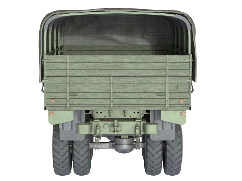 Camion da carico militare m35a2 Modello 3D