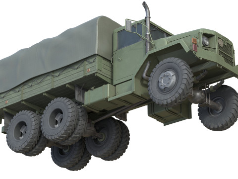 Military Cargo Truck m35a2 3D Model