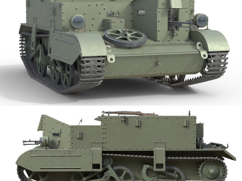 Bren Carrier 3D Model