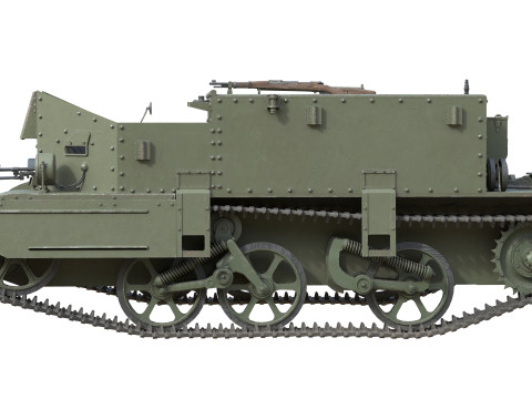 Bren Carrier 3D 模型