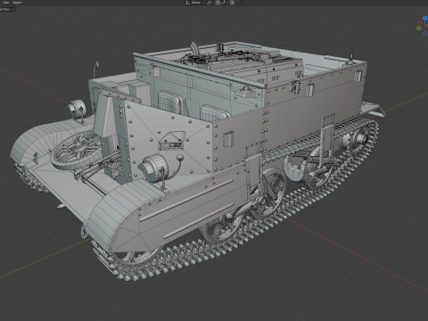 Bren Carrier 3D 模型