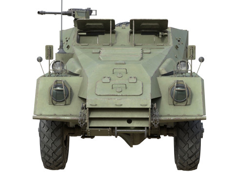 Mobil Lapis Baja BTR 40 Model 3D