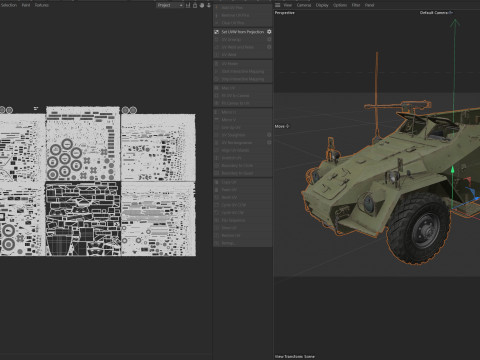 Mobil Lapis Baja BTR 40 Model 3D