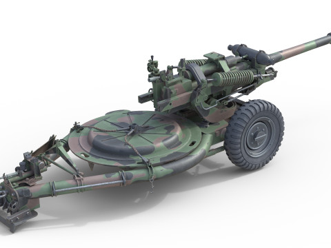 Field Howitzer M119 3D Model
