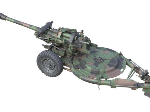Field Howitzer M119 3D Model
