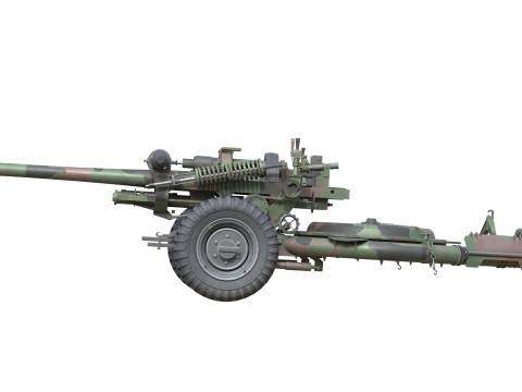 Field Howitzer M119 3D Model