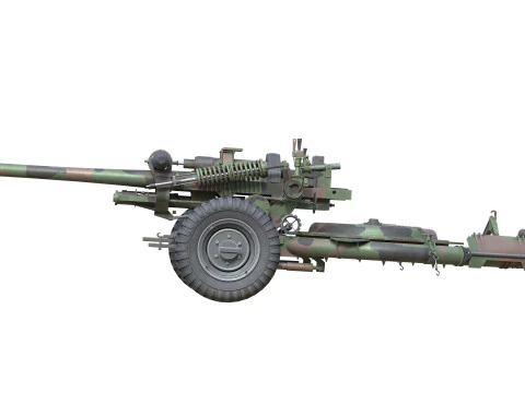 Field Howitzer M119 3D Model