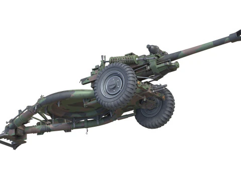 Field Howitzer M119 3D Model