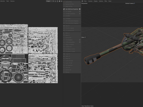 Field Howitzer M119 3D Model