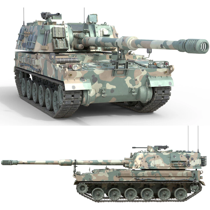 Obice K9 Thunder Modello 3D .c4d .max .obj .3ds .fbx .stl .blend