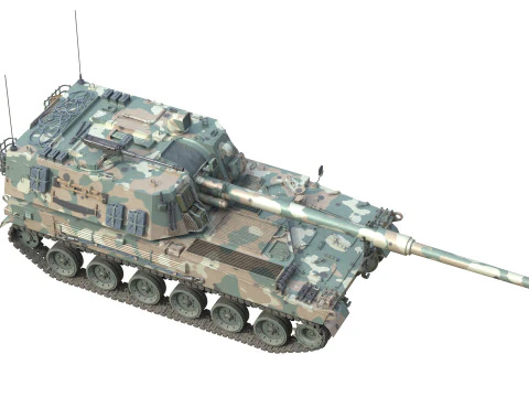 Obice K9 Thunder Modello 3D