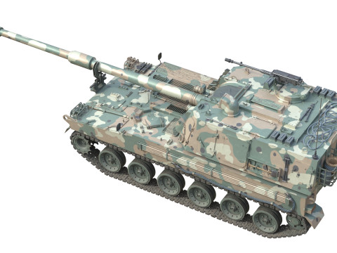 K9 Thunder Howitzer 3Dモデル
