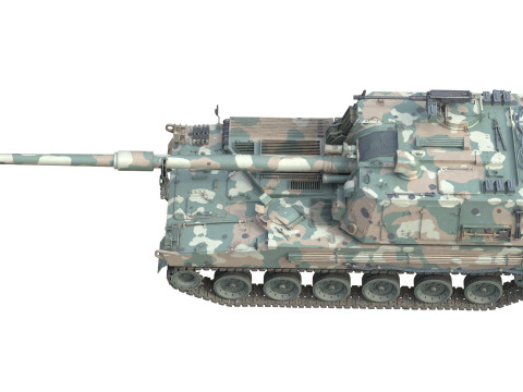 K9 Thunder Howitzer 3Dモデル