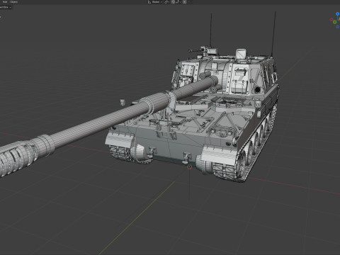 K9 Thunder Howitzer 3Dモデル