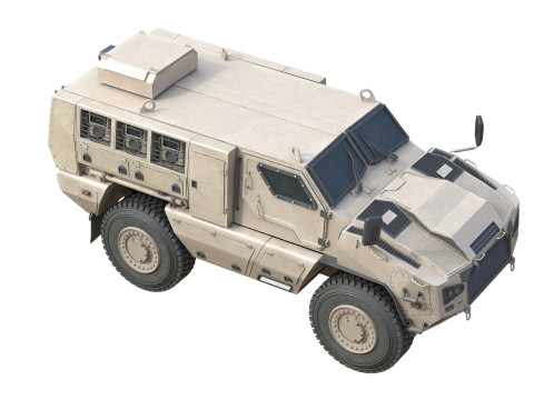 MRAP Mine Resistant Ambush Protected Vehicle Modelo 3D