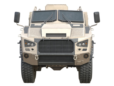 MRAP Mine Resistant Ambush Protected Vehicle Modelo 3D