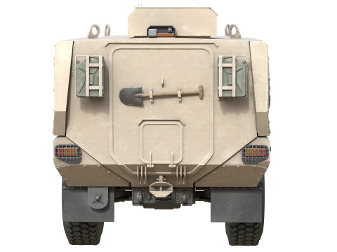 MRAP Mine Resistant Ambush Protected Vehicle Modelo 3D