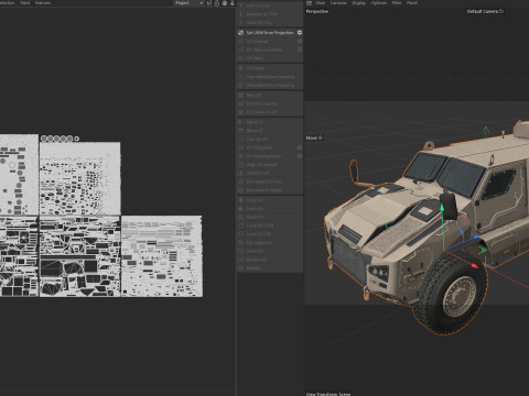 MRAP Mine Resistant Ambush Protected Vehicle Modelo 3D