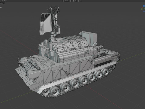 SA 15 Gauntlet 3D Model
