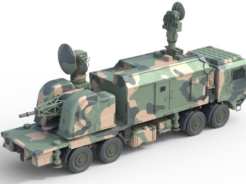 Self-propelled anti-aircraft LD 2000 3D 模型