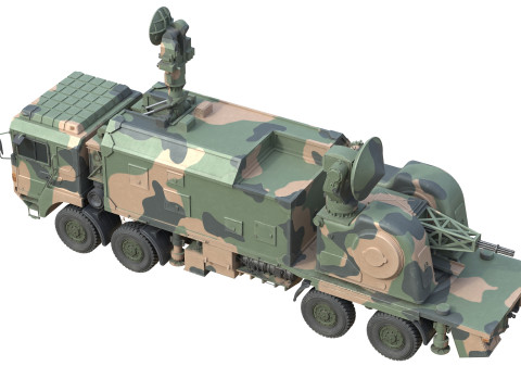 Self-propelled anti-aircraft LD 2000 3D 模型