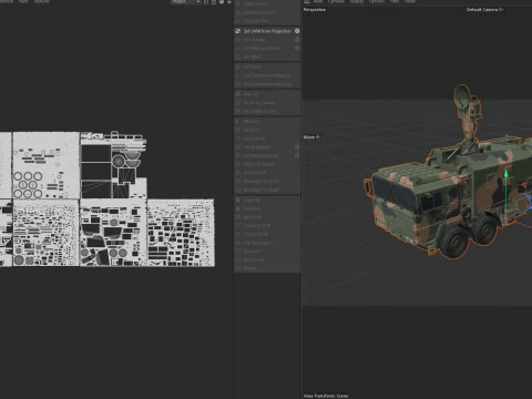 Self-propelled anti-aircraft LD 2000 3D Model