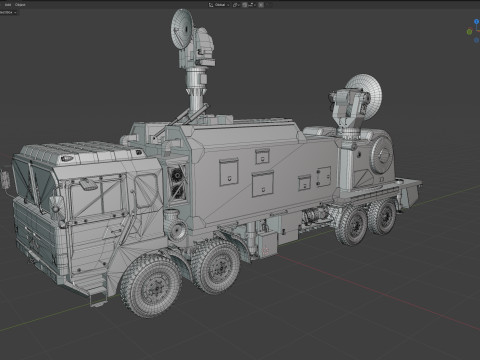 Self-propelled anti-aircraft LD 2000 3D 模型