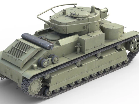 Carro armato medio T 28 Modello 3D