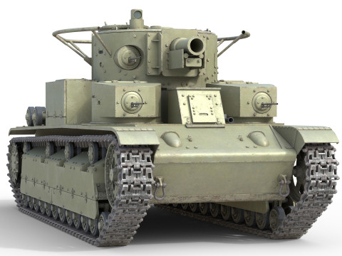 T 28 Medium Tank 3Dモデル