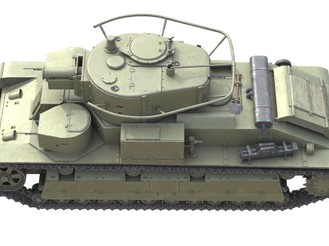 T 28 Medium Tank 3Dモデル