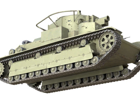 Carro armato medio T 28 Modello 3D