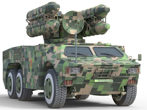 5 Military Vehicles Collection v40 3D Model