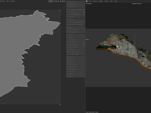 Adeelaide terrain city in Australia 3D Model