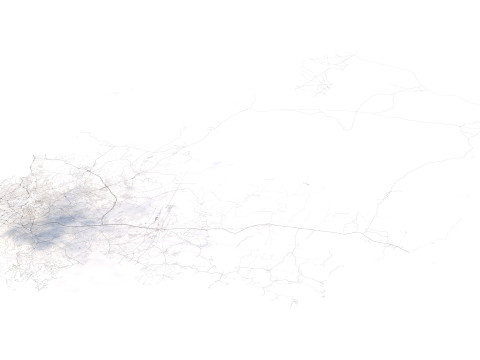 Amman Capital Terrain city Jorden 3D Modell