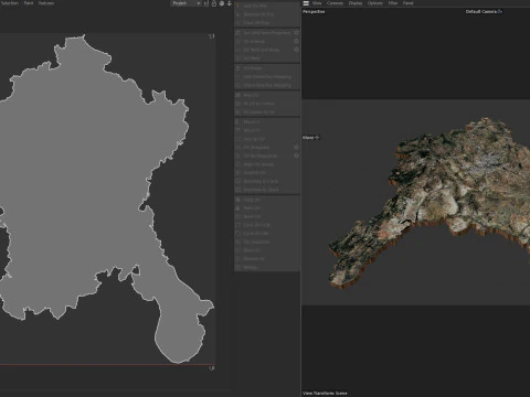 Ankara Terrain city Turkey 3D Model