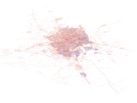 Baghdad Terrain city Iraq 3D Model
