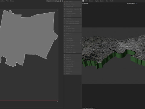 バンコク地形都市タイ 3Dモデル