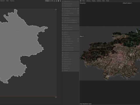 Beijing Terrain city China 3D Model