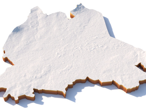 Belfast Northern Terrain city Ireland UK Modelo 3D