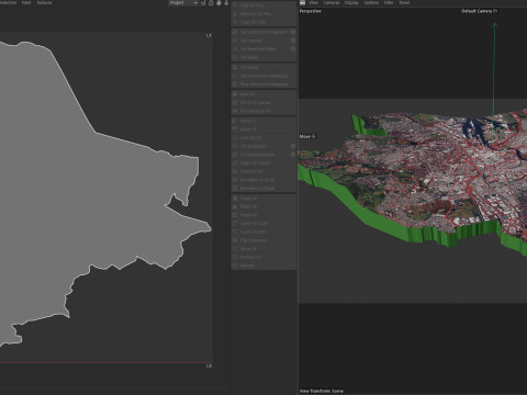 Belfast Northern Terrain city Ireland UK Modelo 3D