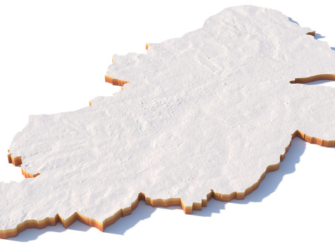 Birmingham Terrain city United Kingdom Model 3D