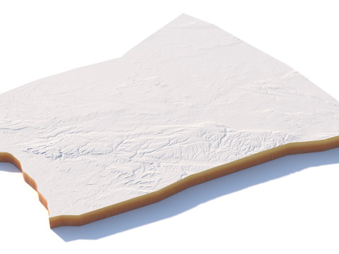 Cairo Terrain city Egypt Modelo 3D