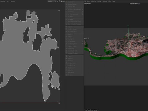 Cincinnati Gel&auml;ndestadt Ohio USA 3D Modell