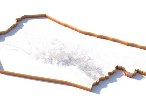 इस्तांबुल भू-भागीय शहर तुर्की 3D मॉडल