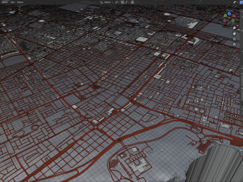 Jeddah Full Terrain city Saudi Arabia 3D 模型