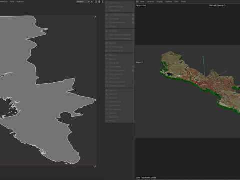 Jeddah Full Terrain city Saudi Arabia 3D 模型
