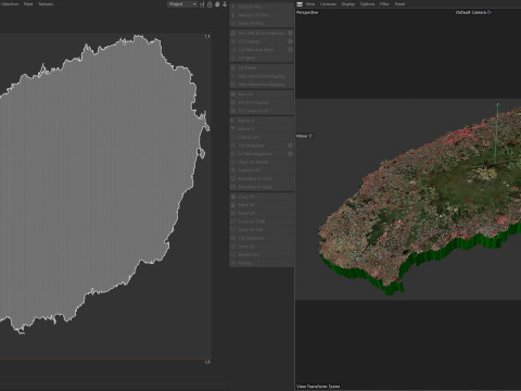 Jeju Terrain city South Korea 3D Model
