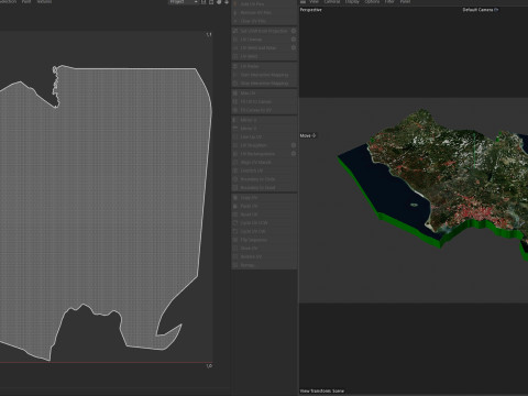 Johor Terrain city Malaysia 3D Model