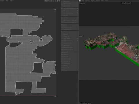 Kansas Terrain ville Missouri USA Modèle 3D